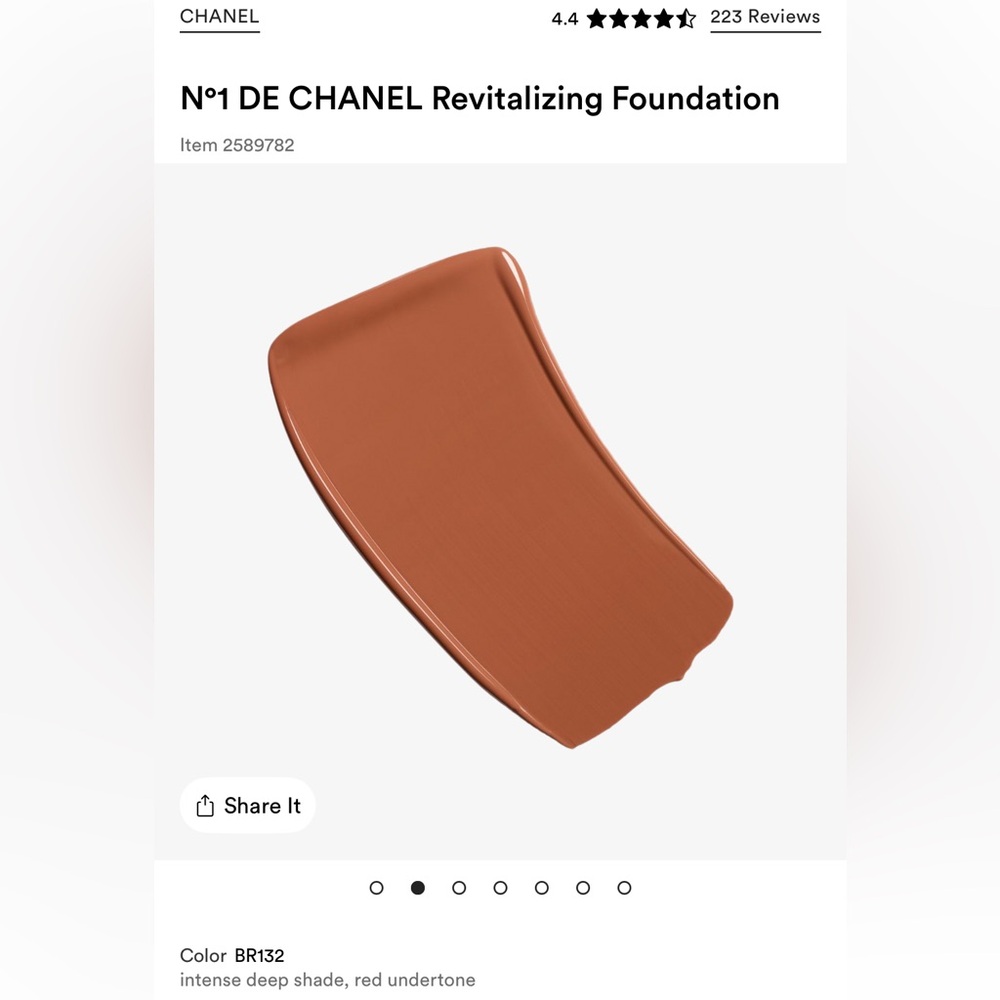 Chanel N1 Red Camellia Revitalizing Foundation | Color: BR132 | BNIB